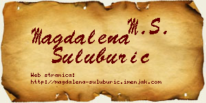 Magdalena Šuluburić vizit kartica